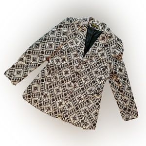 Black and White Blazer